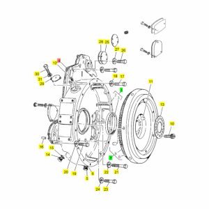 cv20222 perkins generator flywheel 2000 series sg gasket